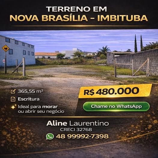 Terreno - Venda - Nova Bras�lia - Imbituba - SC