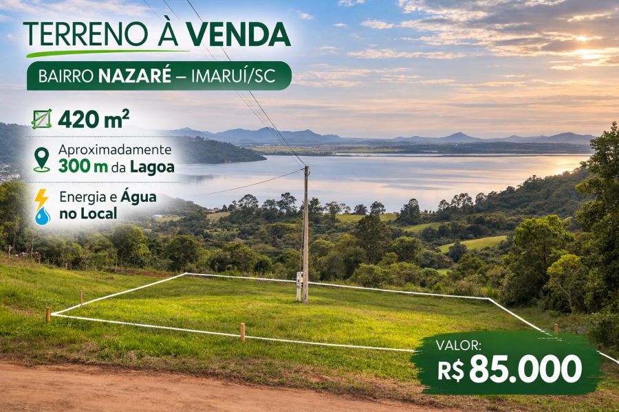 Terreno - Venda - Nazar� - Imaru� - SC